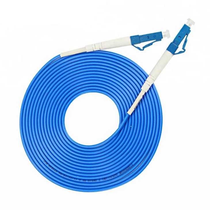 LC To LC Duplex Single Mode Armored Patch Cord